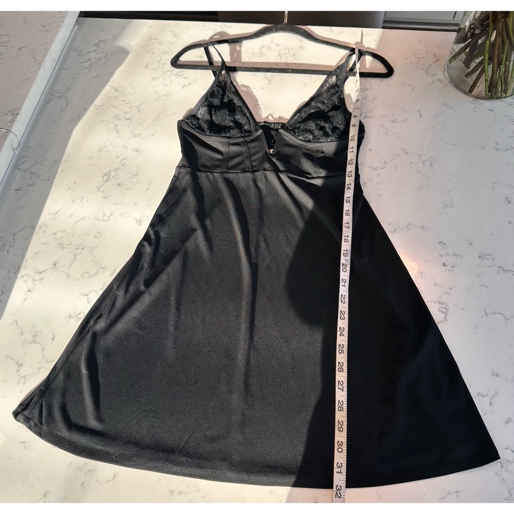 NWT Zara Mini Deep V Slip Dress - Size Medium - Picture 17 of 17